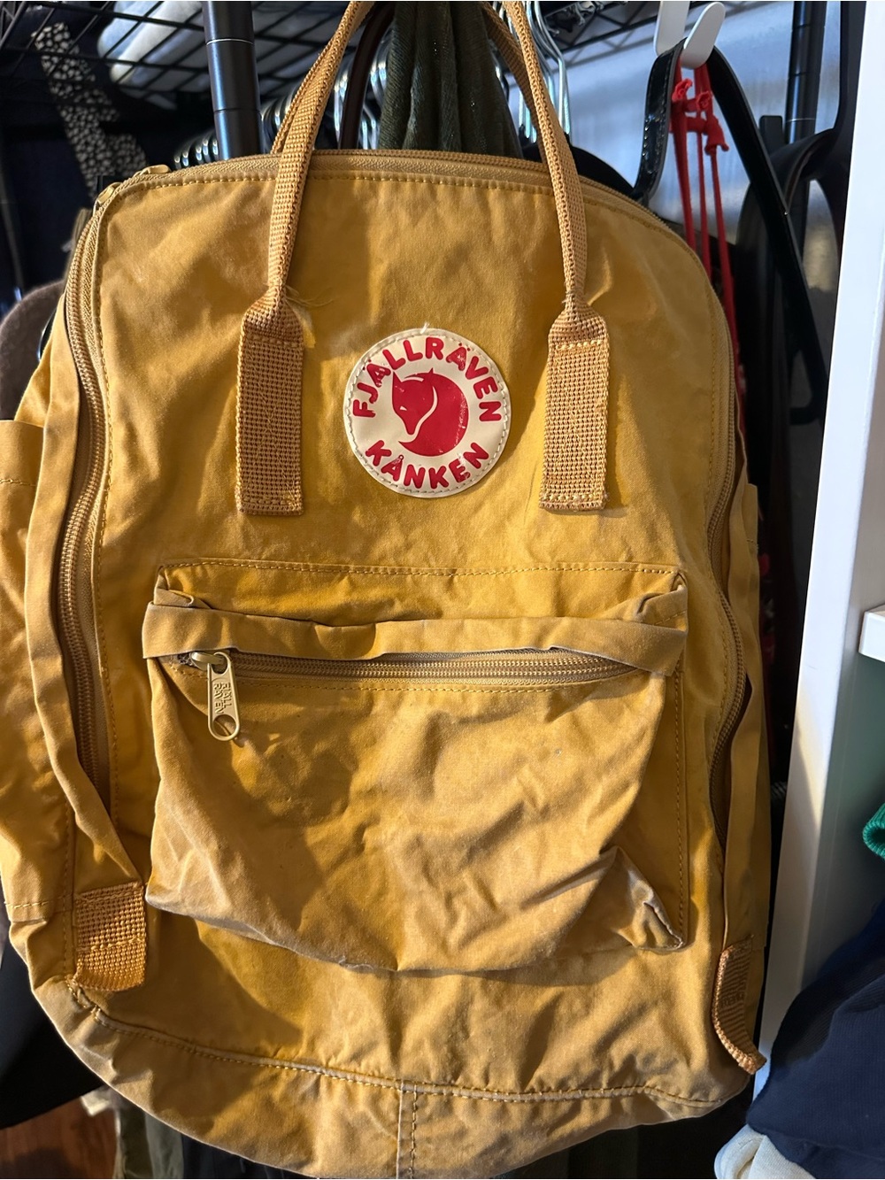 Fjallraven Kånken Backpack in Mustard Yellow
